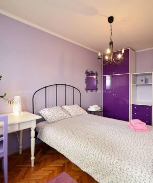 浪漫60平米小户型简易女生卧室设计装修效果图欣赏