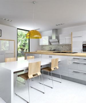 2023家庭房子北欧风格开放式厨房装修图片