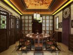 最新中式餐厅挑高吊顶装修效果图片