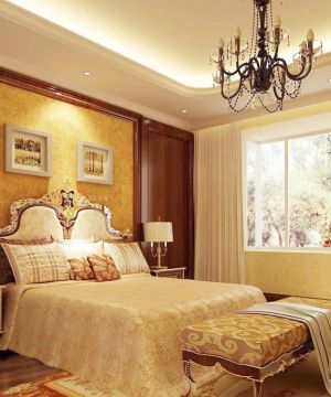 2023新古典欧式风格70平方卧室装修效果图欣赏
