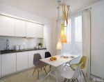 2023北欧风格小房子厨房白色橱柜装修效果图欣赏