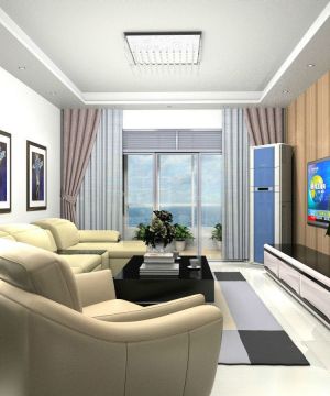 最新90多平方的房子家居客厅装修效果图大全