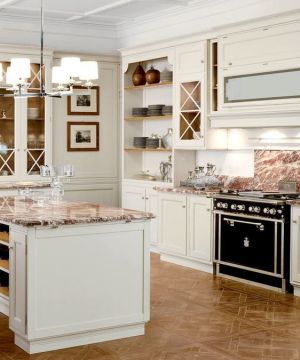 2023家庭室内开放式厨房设计装潢效果图片大全