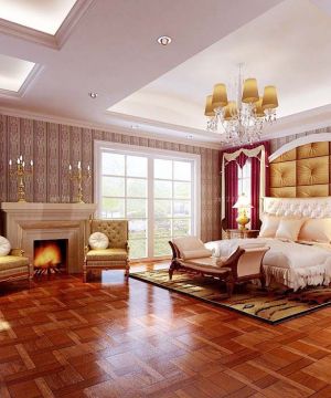 欧式新古典家具大卧室装修设计效果图