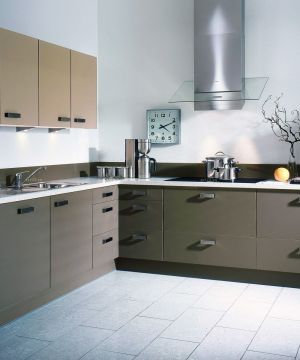 家装90平米房屋厨房橱柜装修效果图片大全