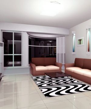 室内客厅欧式沙发设计装修图片效果图