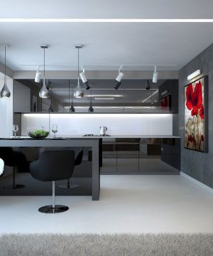 2023时尚三居室内设计效果图厨房设计图片欣赏