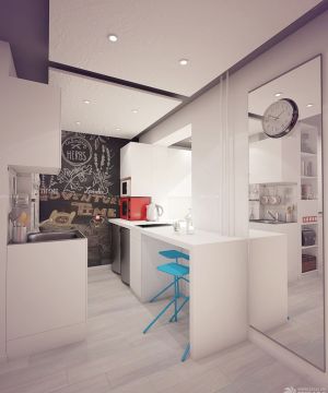 经典两室一厅样板房小厨房设计图片