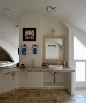 2023最新地中海装修风格洗手间效果图欣赏