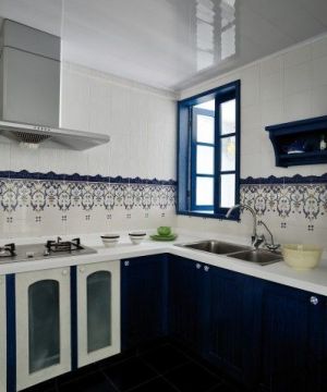 最新地中海装修风格厨房设计样板房