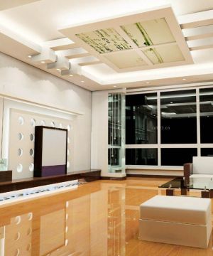 2023现代家装90平米两室一厅小户型客厅简约装修效果图欣赏