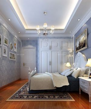 三房一厅欧式家具卧室装潢设计图片