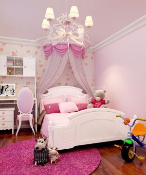 最新80平米小户型简装女生卧室设计效果图片