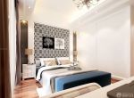 60平米两室一厅小户型床头背景墙装修效果图欣赏