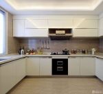 现代90平米厨房橱柜装修效果图欣赏