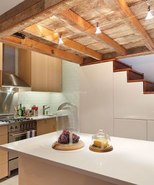 温馨复式顶楼厨房设计装修效果图案例大全