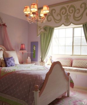 90后女生卧室飘窗装修设计效果图片