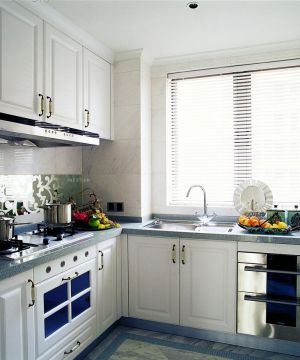 家装90平米厨房橱柜门装修效果图
