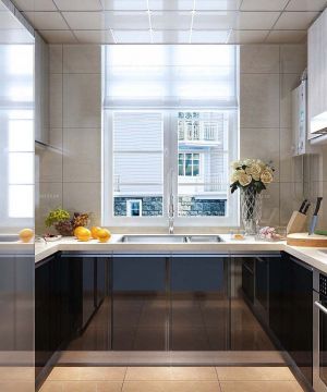 家装现代风格90平米厨房装修效果图