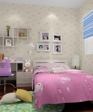 最新小户型色彩搭配家装卧室窗帘效果图