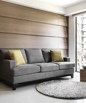 2023最新现代风格小户型客厅沙发背景墙效果图片