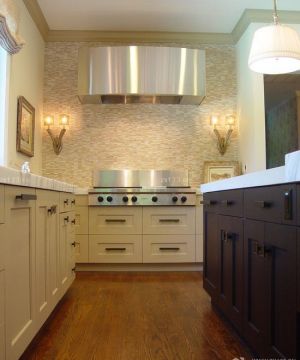 混搭风格设计90小户型厨房橱柜装修样板房大全2023