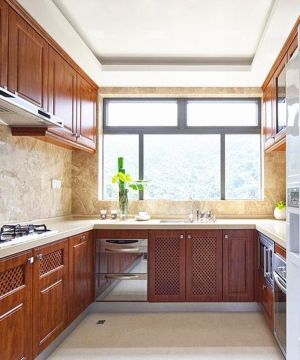 2023小户型开放式厨房橱柜颜色装修效果图片大全