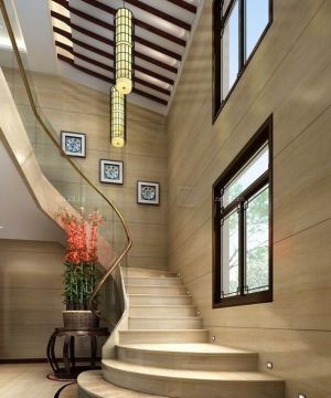 两层小别墅室内楼梯设计图