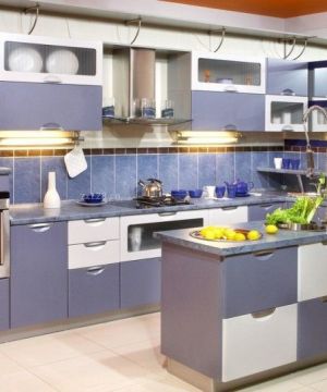 厨房橱柜颜色装修效果图片欣赏