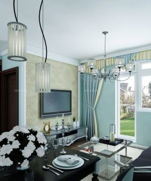 最新欧式风格客厅窗帘装修效果图大全2023图片
