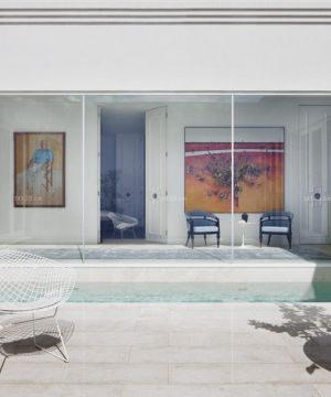 最新别墅花园游泳池设计效果图欣赏