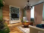 2023特色小房型客厅木质茶几装修效果图欣赏