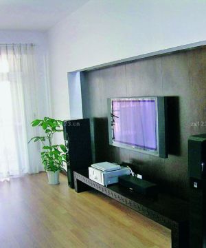 最新95平米现代中式风格电视墙设计图片
