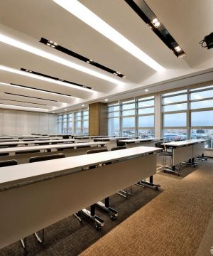 2023写字楼大型会议室吊顶装修效果图