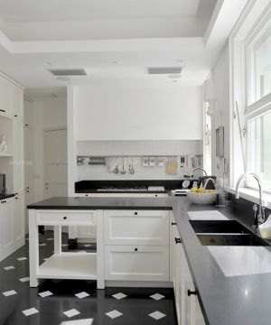 2023时尚二层小别墅厨房装修效果图片