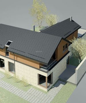 农村小型别墅屋顶装修设计图