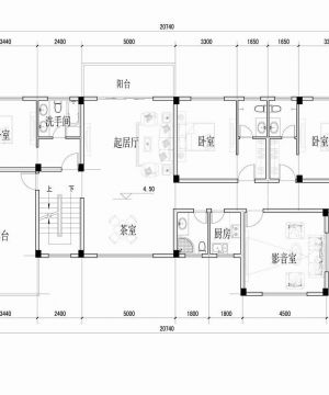 两层独栋别墅设计平面图欣赏2023