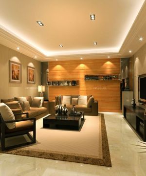 最新现代简约风格客厅组合沙发装修效果图大全