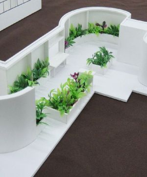 萨伏伊别墅庭院设计模型
