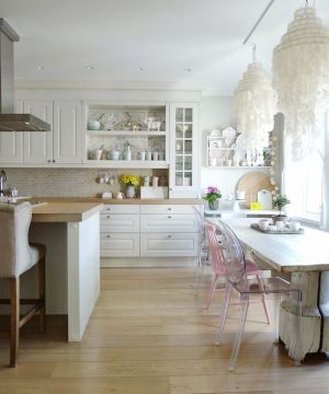 唯美小户型空间创意厨房餐厅一体设计图片2023
