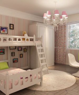 2023儿童房子高低床装修设计图片大全