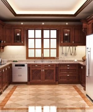 60平房子厨房橱柜装修设计效果图片大全