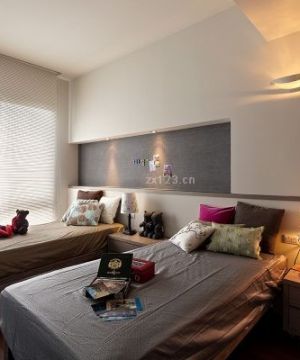 北欧风格卧室女生房间设计效果图