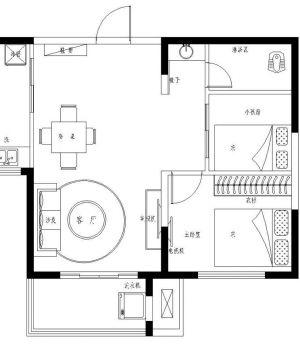 2023经典100平方别墅两室两厅装修设计图纸