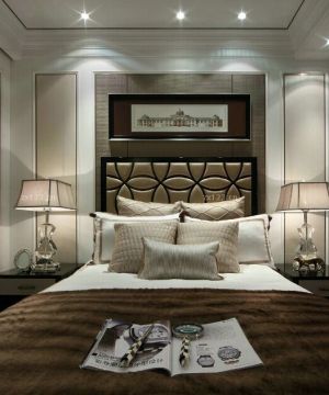 最新欧式卧室背景墙设计效果图片