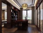 中式房子家居书房装修设计效果图片大全
