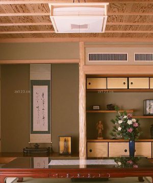 特色日式小户型书房设计装修图片