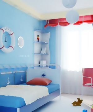 三室两厅现代简约儿童房设计装修效果图