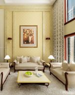110房子家庭客厅窗帘装修效果设计图片
