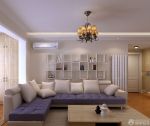 2023家装超小户型客厅沙发背景墙装修效果图片